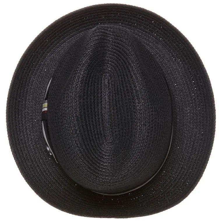 Sophisticate's Signature Summer Braid Fedora Straw