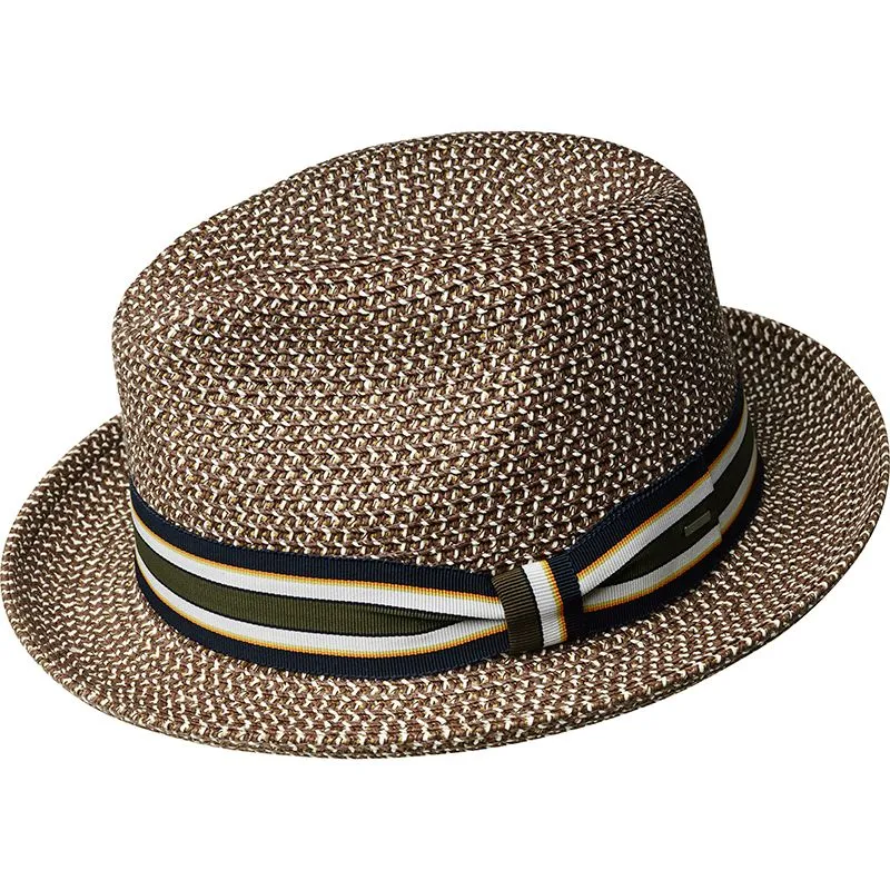 Sophisticate's Signature Summer Braid Fedora Straw