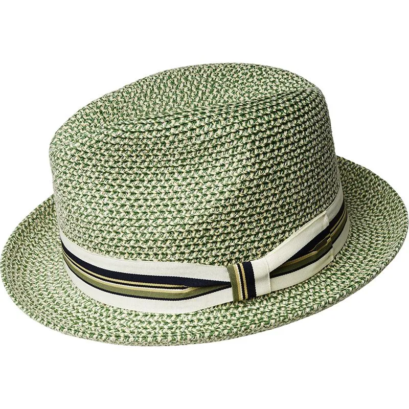 Sophisticate's Signature Summer Braid Fedora Straw