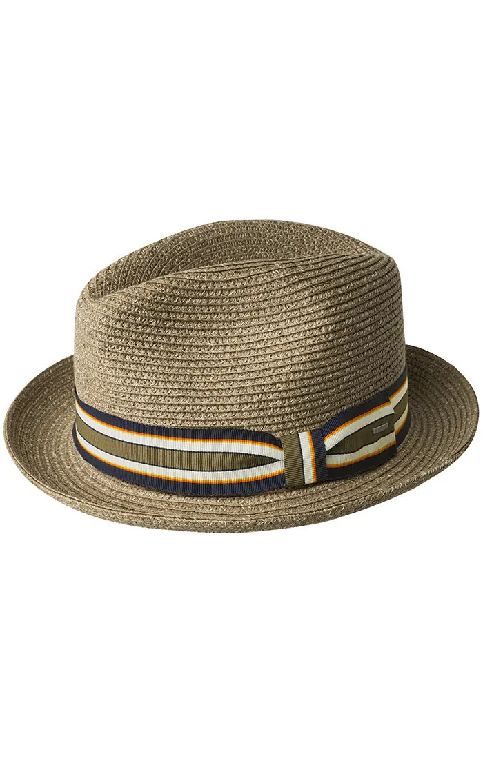 Sophisticate's Signature Summer Braid Fedora Straw