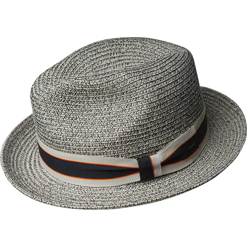 Sophisticate's Signature Summer Braid Fedora Straw