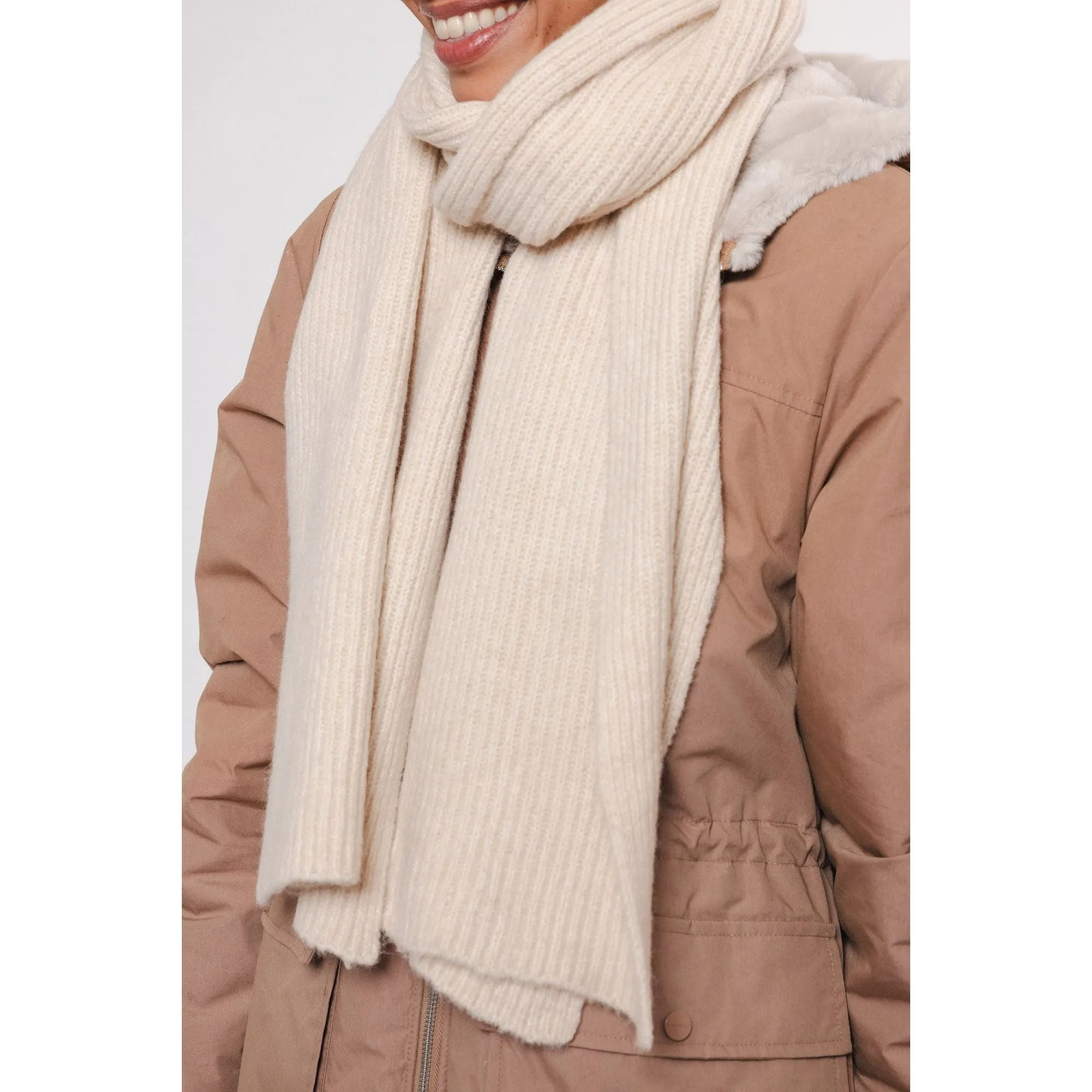 Staz Knitted Scarf Birch