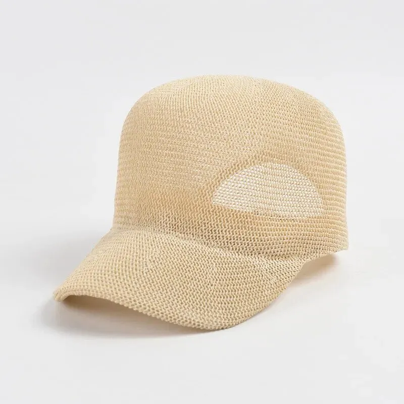 Straw Baseball Cap