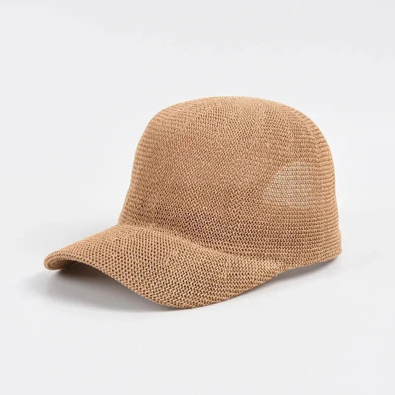 Straw Baseball Cap