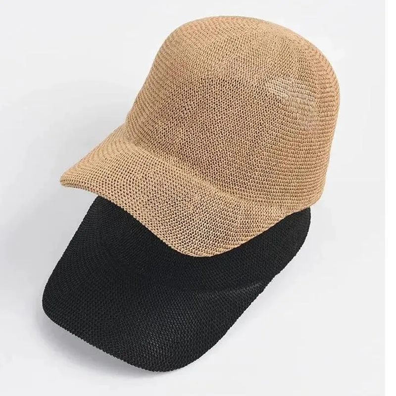 Straw Baseball Cap