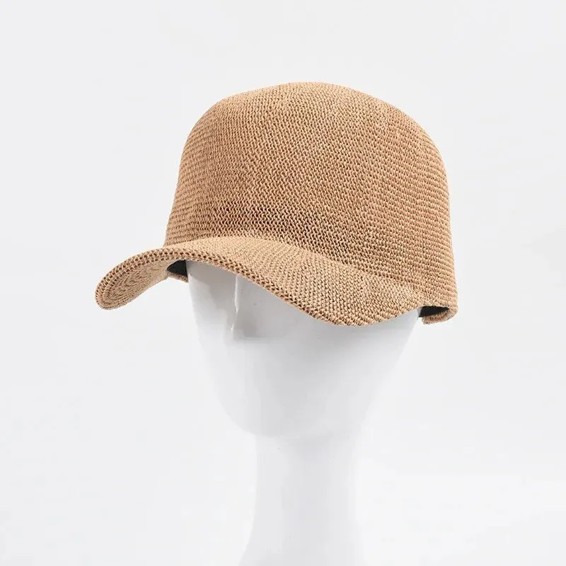 Straw Baseball Cap