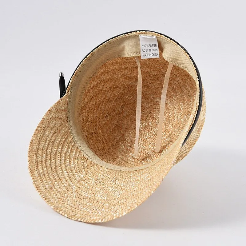 Straw Baseball Hat