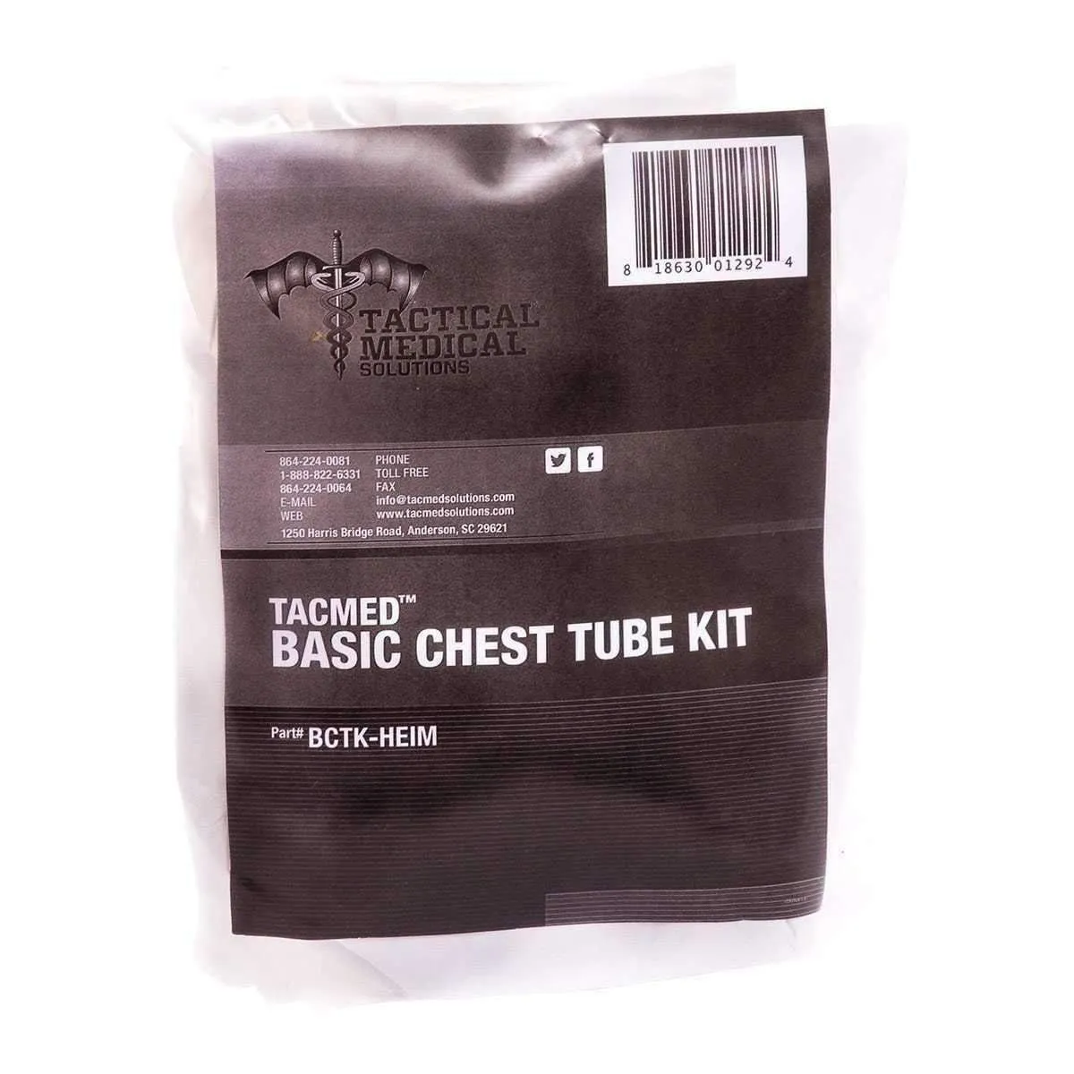 TacMed™ Basic Chest Tube Kit