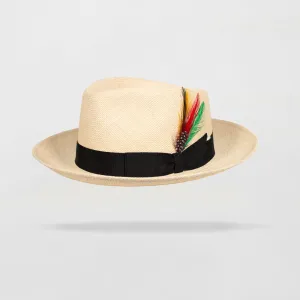 The Sophisticate Panama Straw Hat in Beige