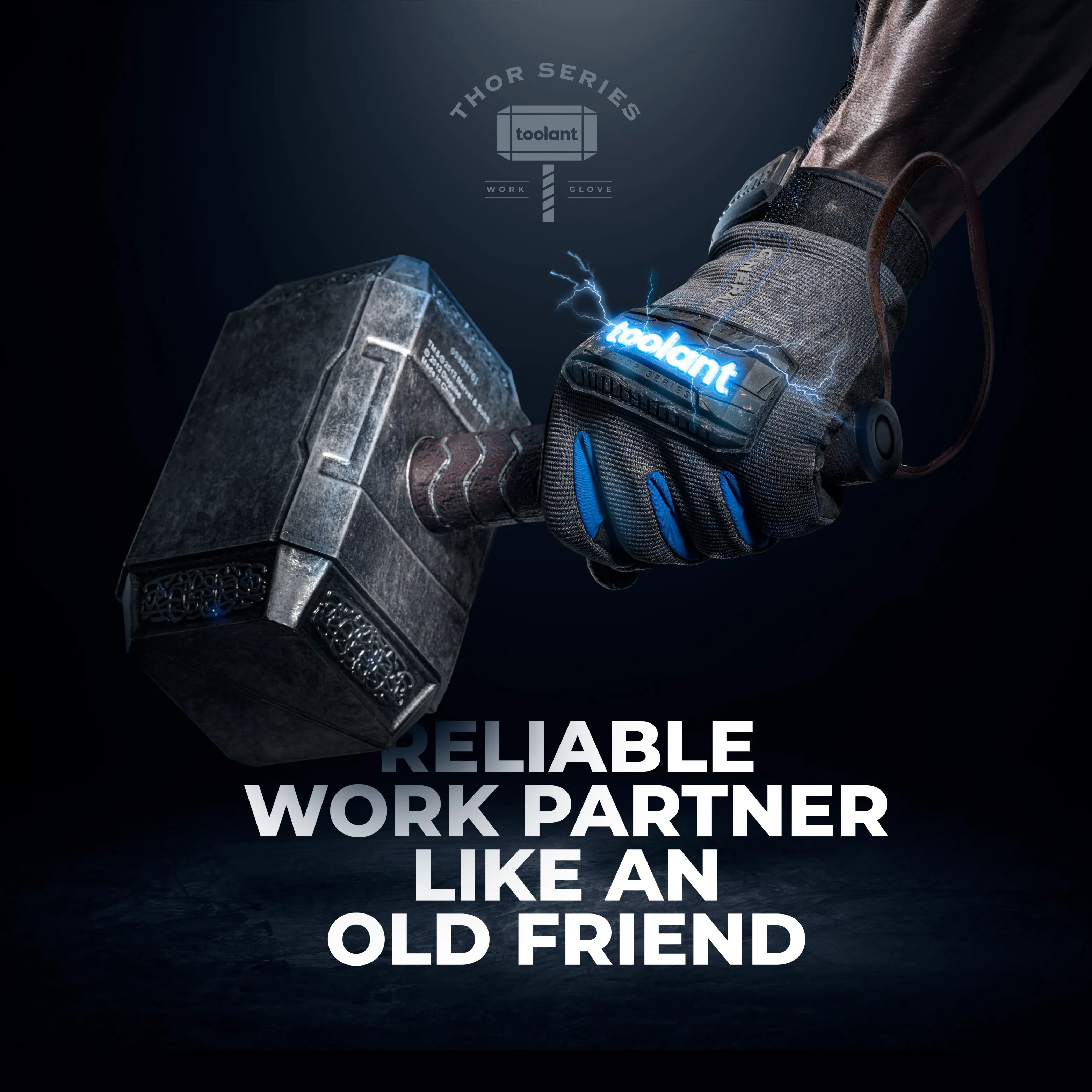 Thor Mechanic Gloves, Touch Screen, Utility Grip for Multi-Purpose Use