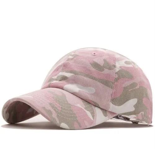 Unisex Breathable Camo Print Baseball Cap