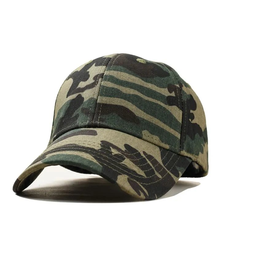 Unisex Breathable Camo Print Baseball Cap