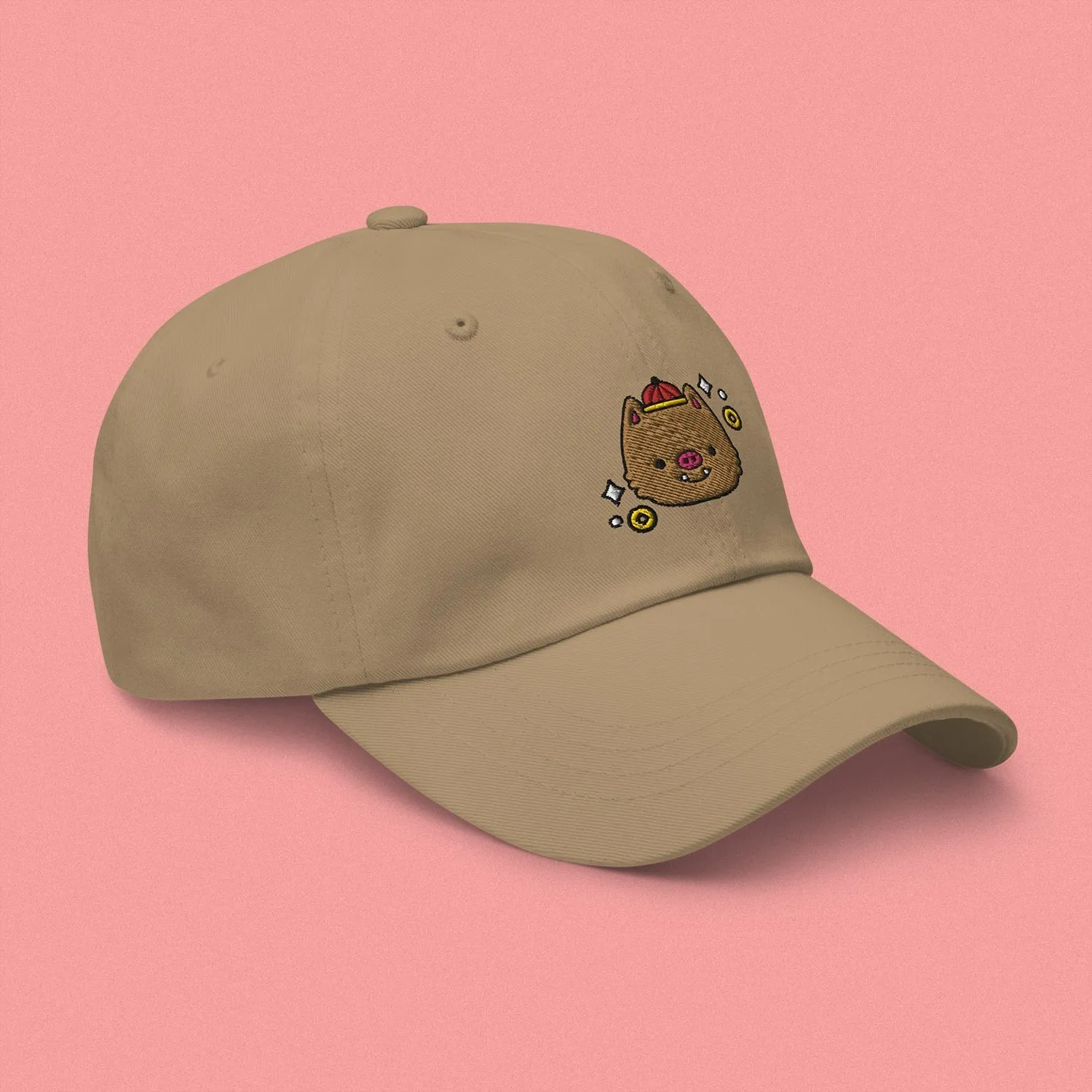 Year of the Pig Embroidered Cap