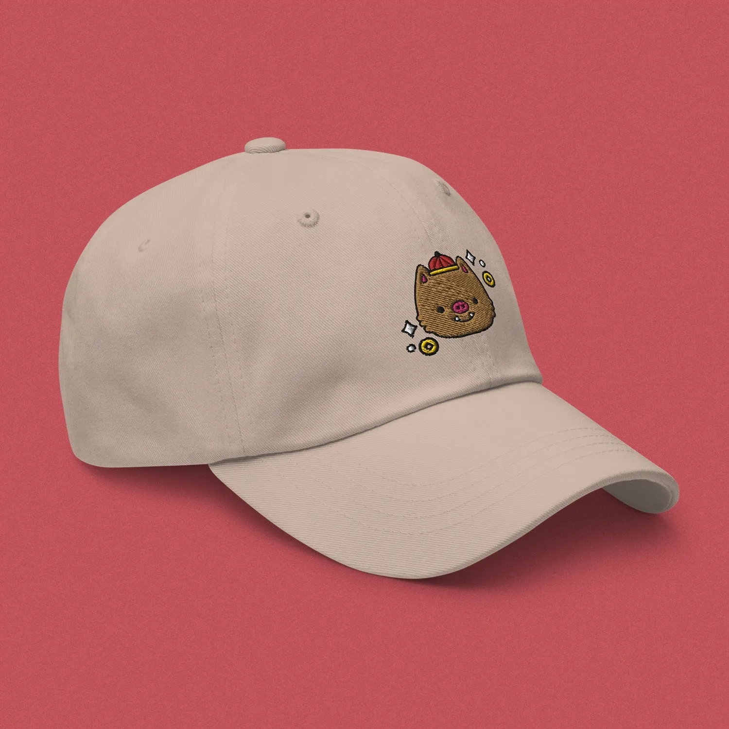 Year of the Pig Embroidered Cap